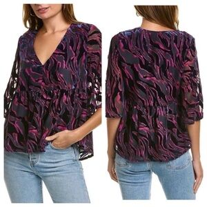 Johnny Was Selene Tiered Top - X-Small